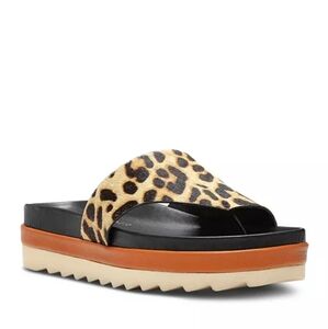 Donald Pliner Women's Lylaa Haircalf Platform Slide Sandals, SIZE 7.5